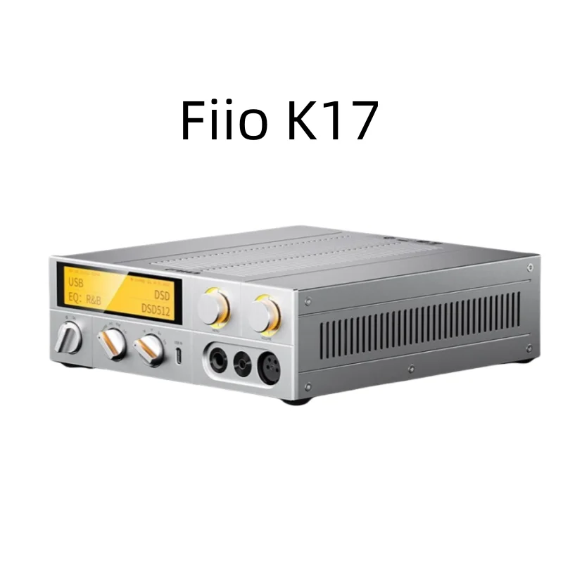 New FiiO K17 HIFI Headphones Amplifier Desktop AMP All-In-One Machine AK4191+AK4499EX*2 DAC Chips Custom Music Player